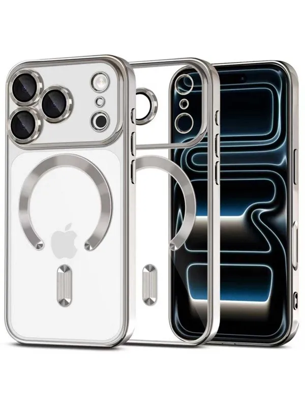 Tech-Protect MagFlex MagSafe Case for iPhone 17 Pro Max - Clear Silver