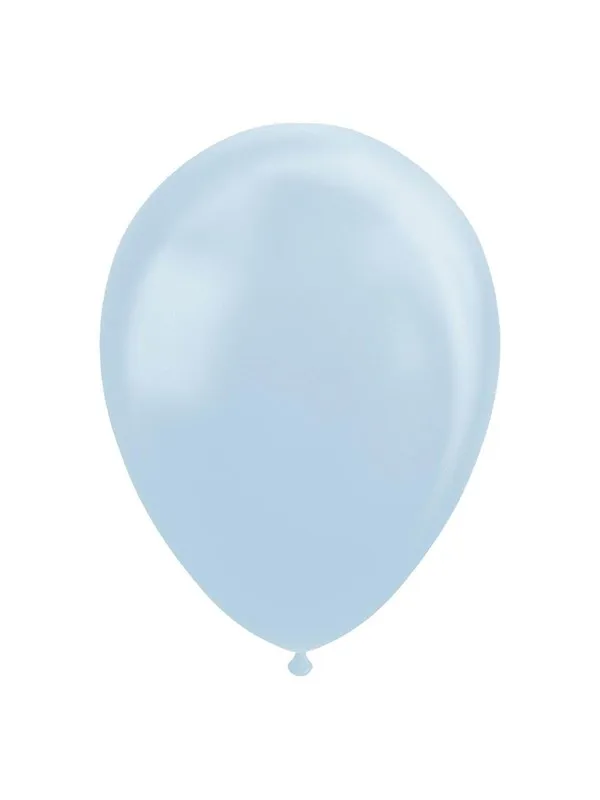 Globos Balloons Pearl Light Blue 30cm 10pcs.