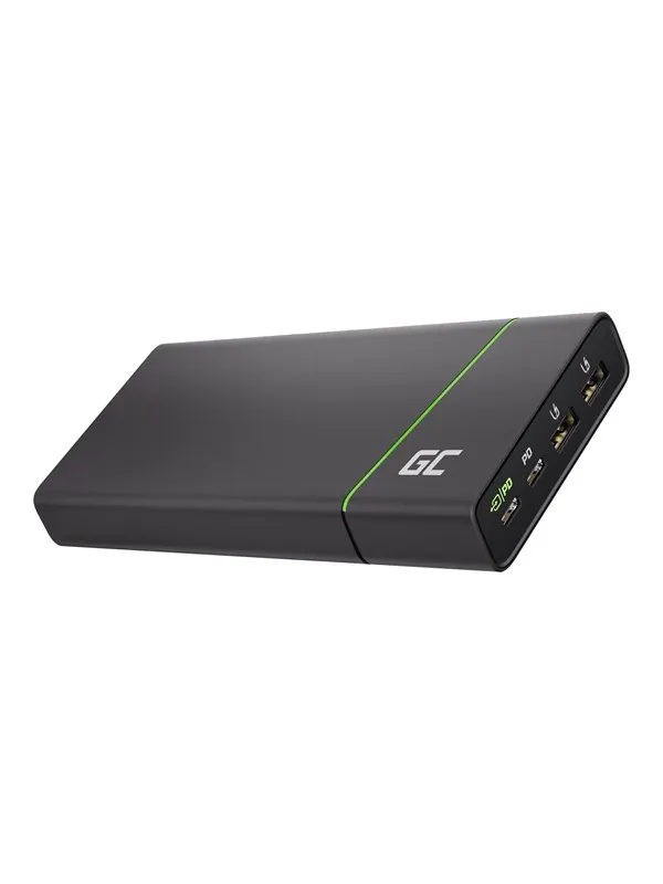 Green Cell PowerPlay 10S Nødlader - Svart - 10000 mAh