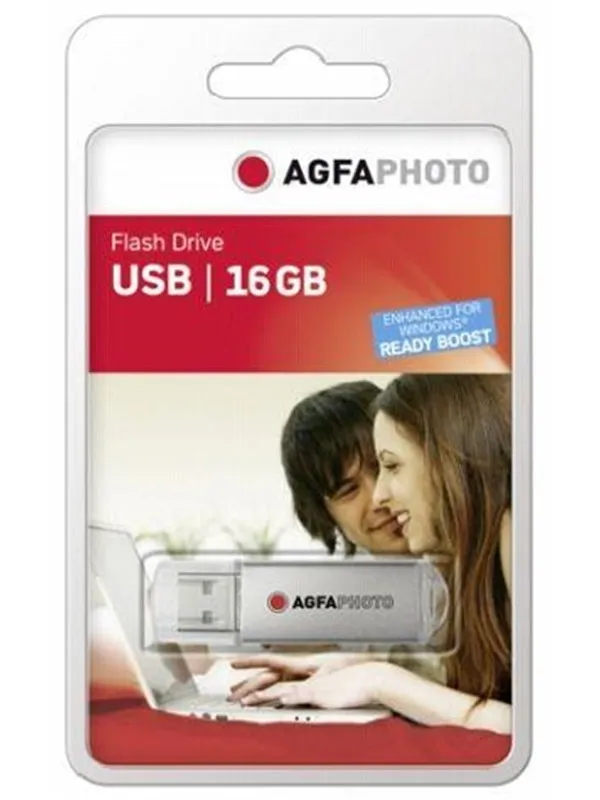 Agfa Photo USB Flash Drive 2.0 - USB flash drive - 16 GB - 16GB - Minnepenn