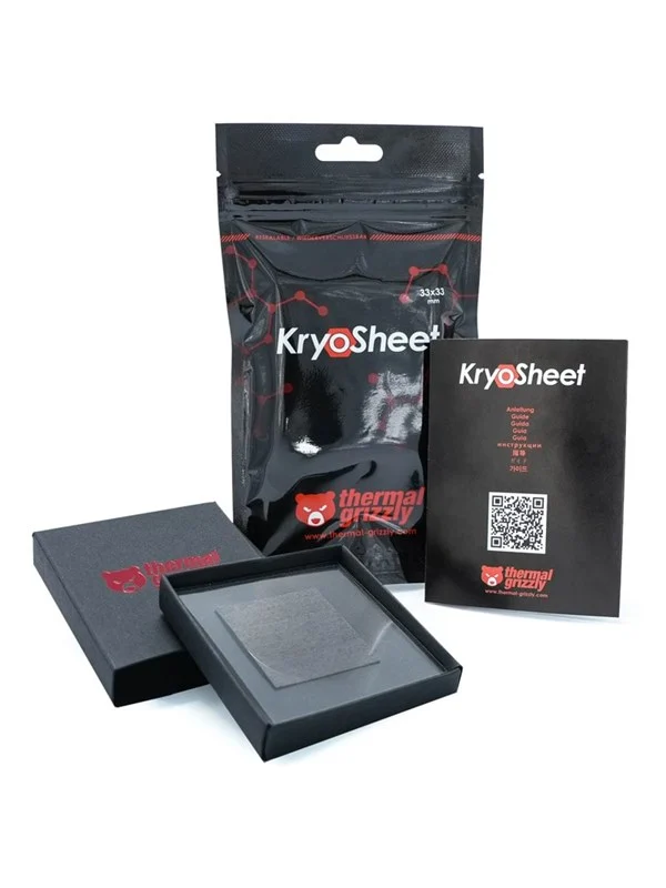 Thermal Grizzly KryoSheet thermal pad - 33 x 33 mm - Termisk plate