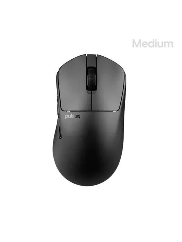 Pulsar X3 CrazyLight - mouse - medium - jet black - Mus - Optisk - 5 - Svart