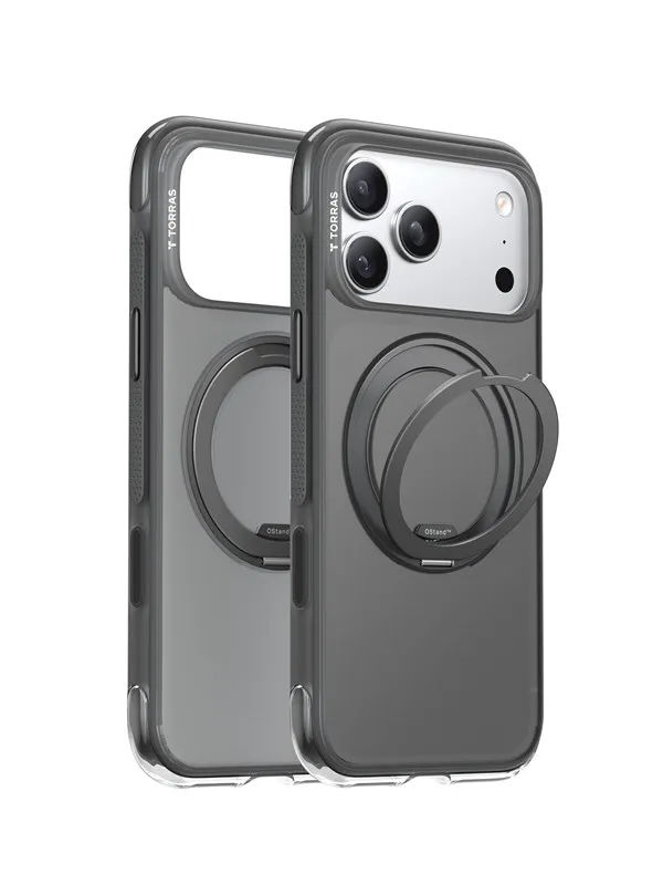 Torras Ostand O Air obsidian black - iPhone 17 Pr