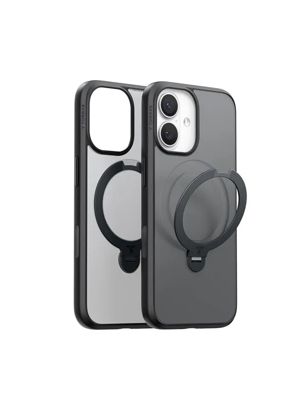 Torras Ostand Q3 Spin black - iPhone 17