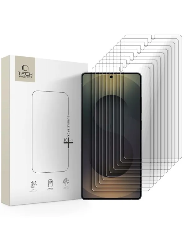 Tech-Protect Glass  Bundle 10-pack for Samsung Galaxy S25
