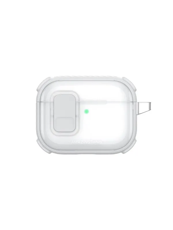 AmazingThing Titan Pro Mag Case Clear for AirPods Pro 3 - White