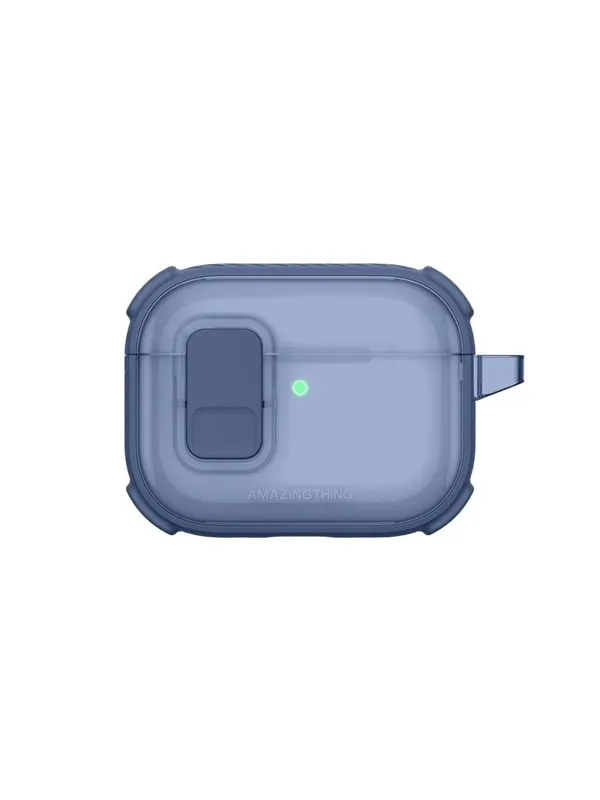 AmazingThing Titan Pro Mag Case Clear for AirPods Pro 3 - Blue