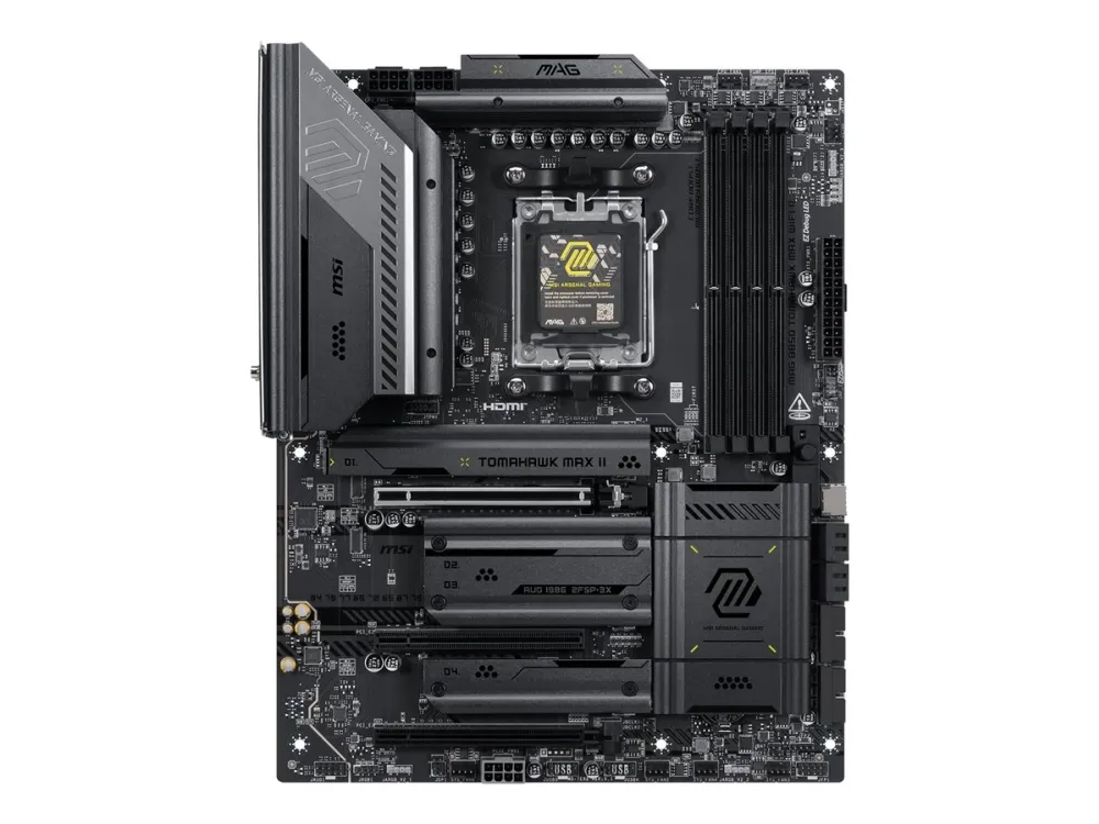MSI MAG B850 TOMAHAWK MAX WIFI II - motherboard - ATX - Socket AM5 - AMD B850 Hovedkort - AMD B850 - AMD AM5 socket - DDR5 RAM - ATX