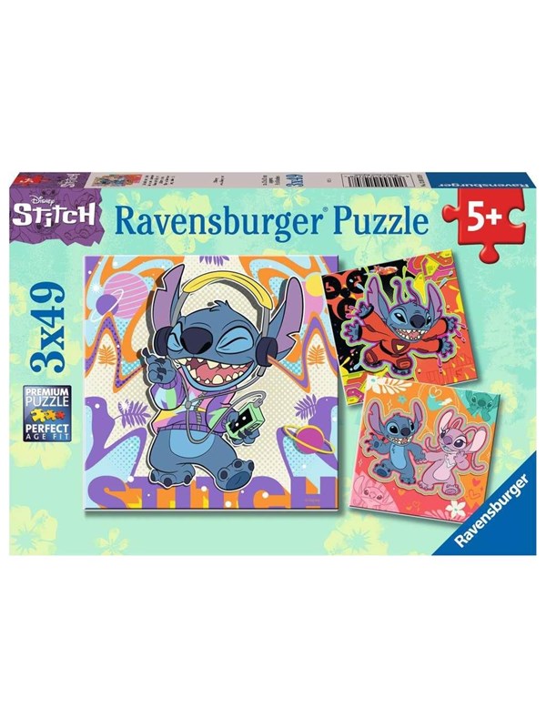 Ravensburger Disney Stitch, 3x49pc