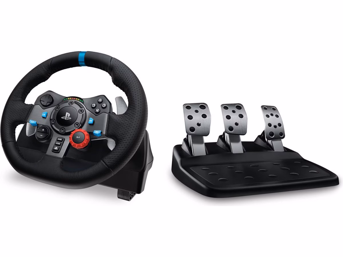 Logitech G29 Driving Force Racing Ratt (PS5/PS4/PS3/PC) - Wired Steering wheel & Pedal set - Sony PlayStation 4