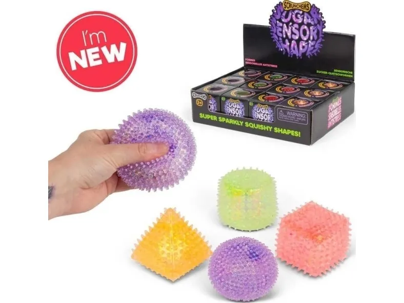 Scrunchems Sugar Sensory Shapes asst.