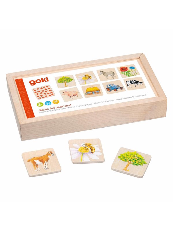 Goki Wooden Memo In the Countryside