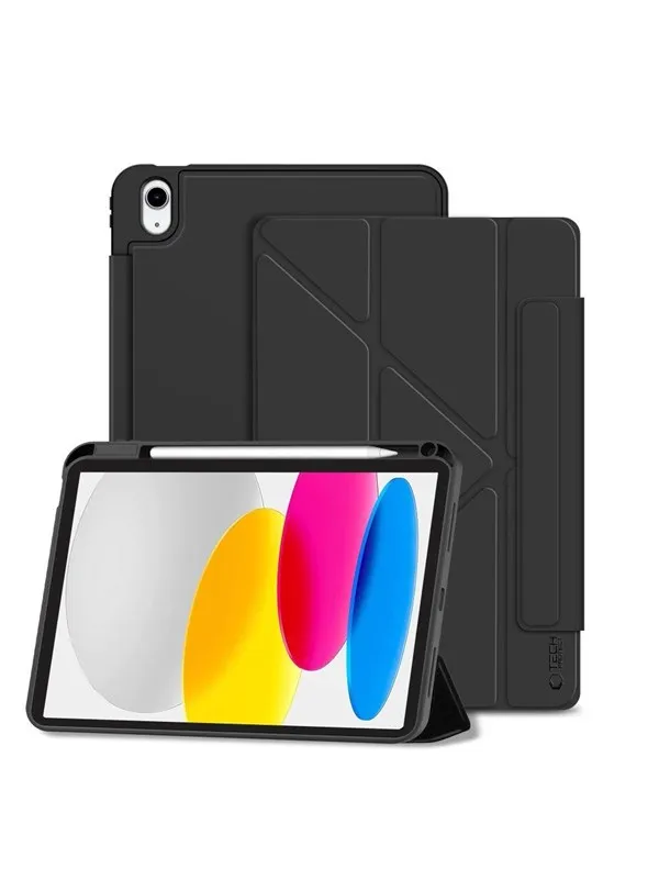 Tech-Protect SC Pen Origami Case for iPad 10.9" 2022 / 2025 - Black