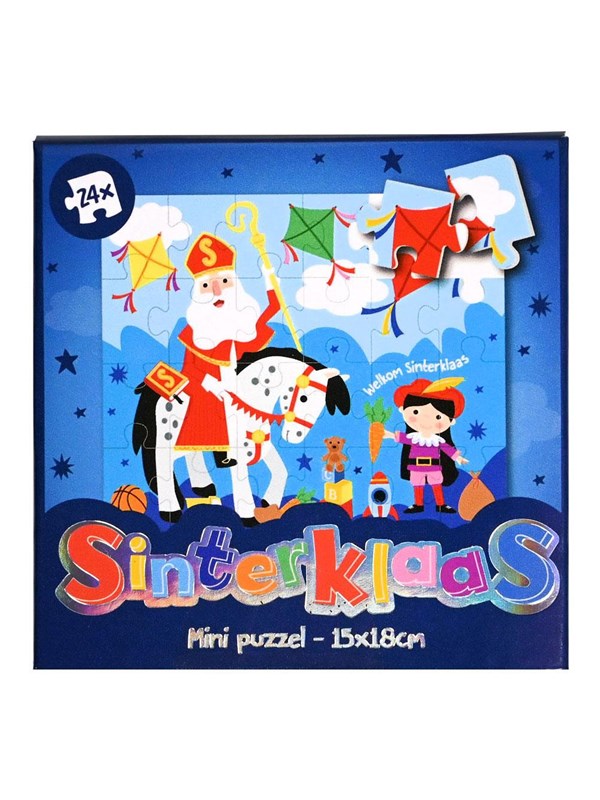 Wins Holland Mini Puzzle Sinterklaas 24 pcs. Gulv
