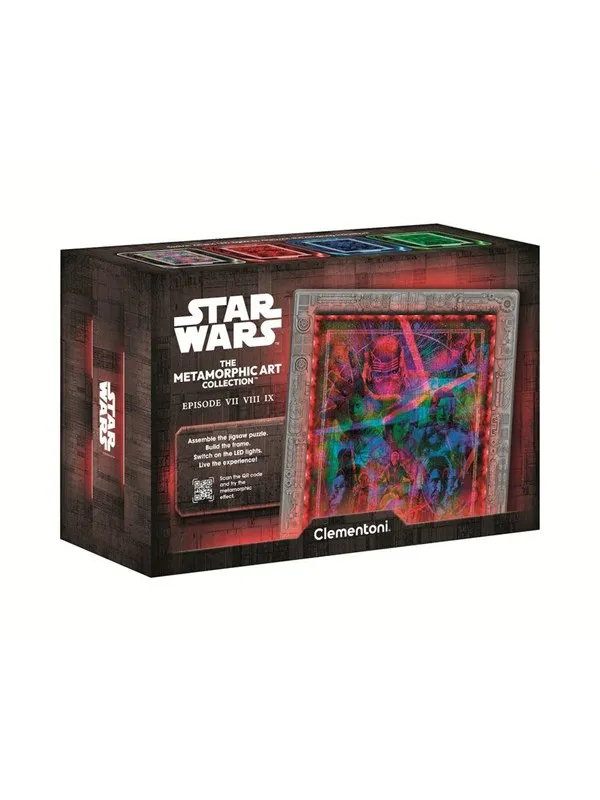 Clementoni Puslespil Star Wars - Ep.VII-VIII - Metamorphic Art Collection 520 Brikker Gulv