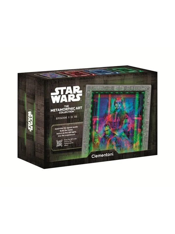 Clementoni Puslespil Star Wars - Ep.I-II-I - Metamorphic Art Collection 520 Brikker Gulv