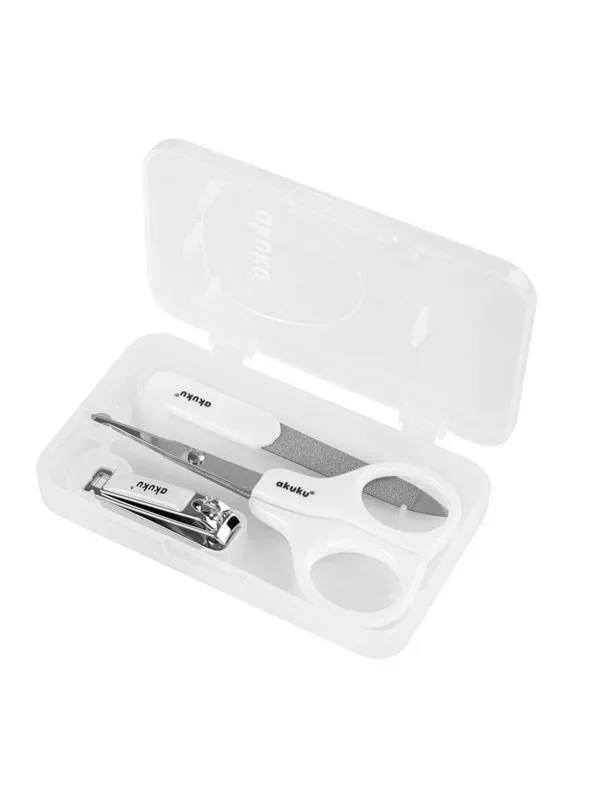 Akuku Manicure set in case WHITE