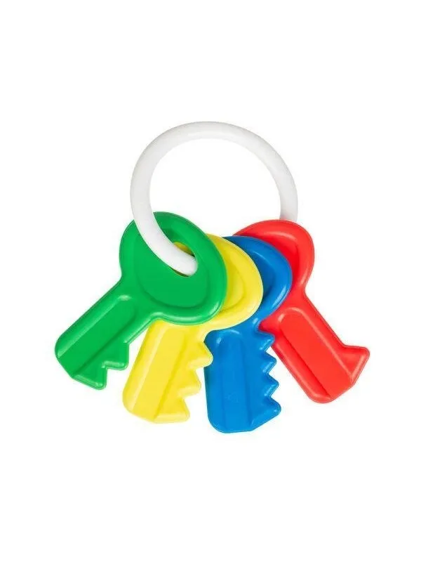 Akuku Baby rattle / KEYS DARK