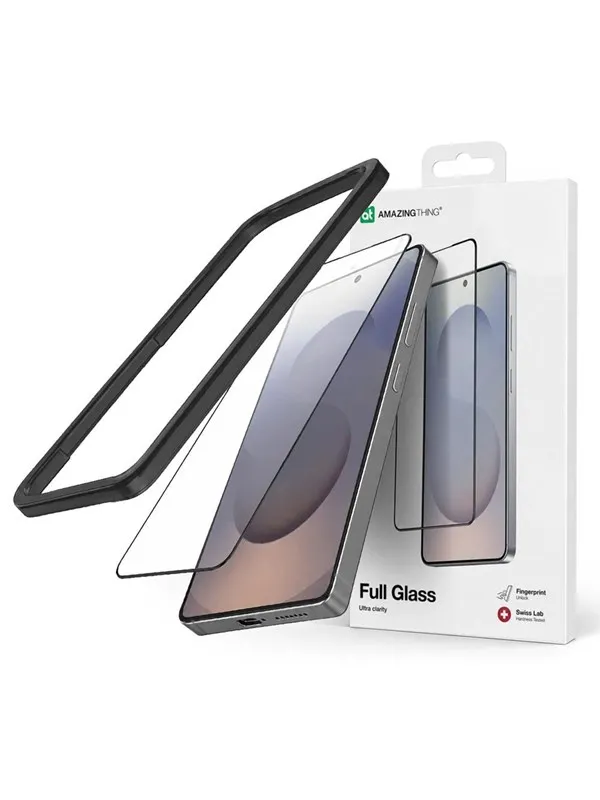AmazingThing Radix Full Glass Tempered Glass for Samsung S26 - Transparent