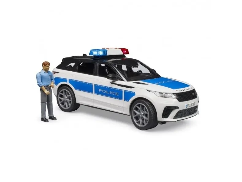 Bruder Range Rover Velar Police vehicle with policeman