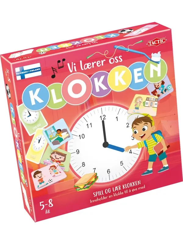Tactic Lærespill Jeg lærer Klokken