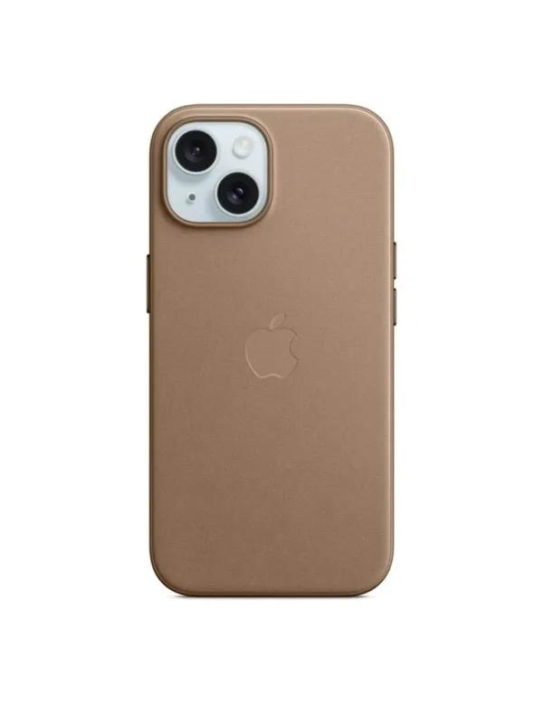 Apple iPhone 15 FineWoven Case with MagSafe - Taupe