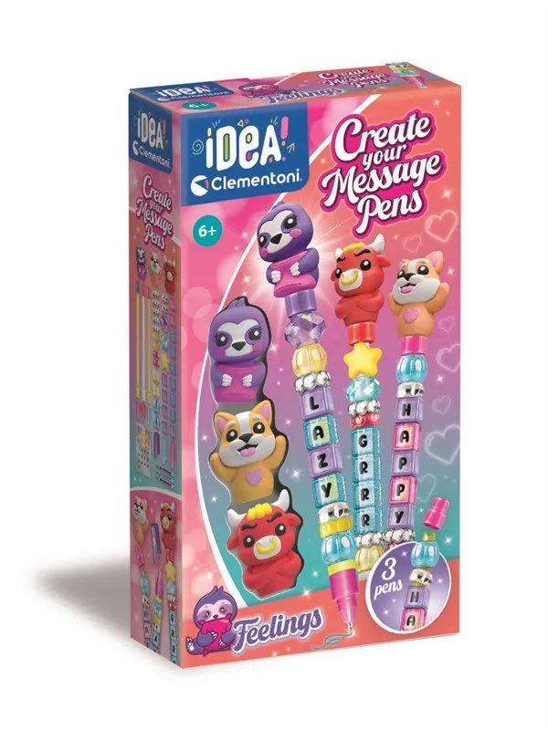 Clementoni Create Your Message Pen Feelings (Pack By 3)
