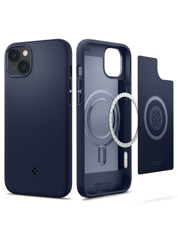 Spigen Mag Armor iPhone 14 Plus Case - Blue