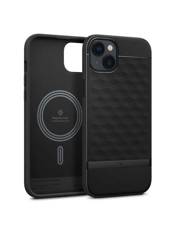 Spigen Parallax Mag MagSafe iPhone 14 Plus Case - Matte Black