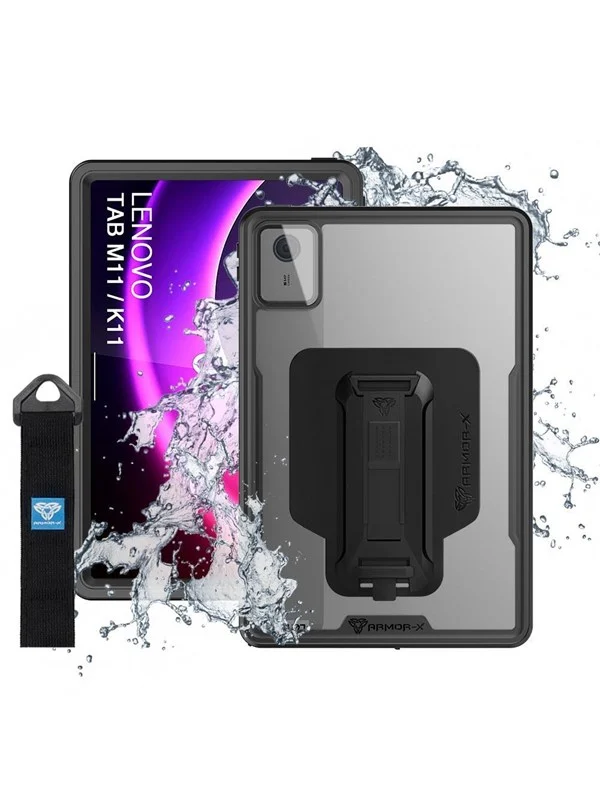 Armor-X Lenovo Tab M11 TB330 | IP68 Waterproof Shock & Dust Proof Case With Han
