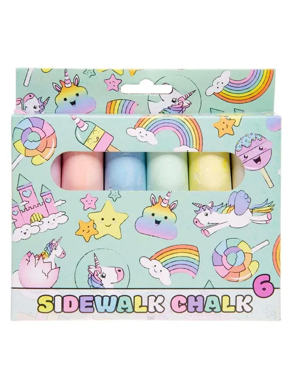 LG-Imports Sidewalk Chalk Unicorn 6 pcs.