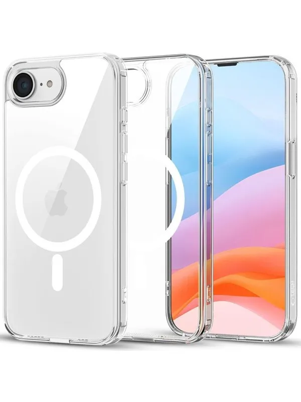 Tech-Protect  FlexAir Hybrid MagSafe Case for iPhone 16e / 17e - Transparent