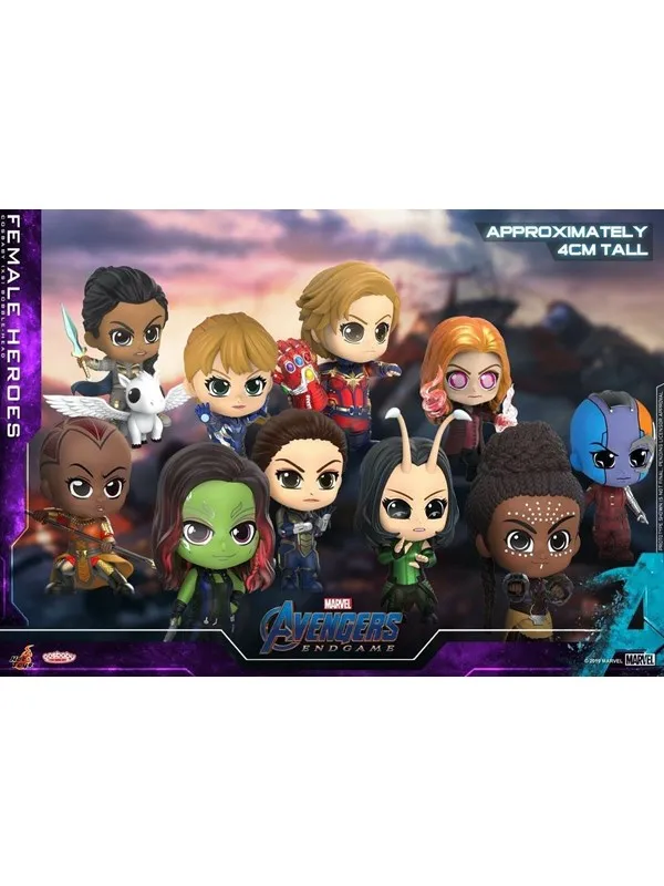 Hot Toys - Cosbaby: Avengers Endgame (Avengers Women XS 10PK) - Figur
