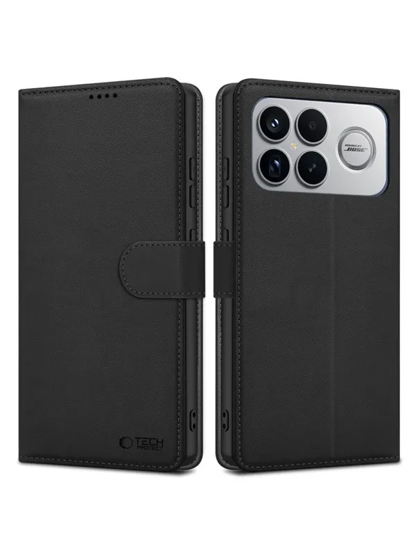 Tech-Protect Wallet Case for Xiaomi Poco F8 Ultra - Black