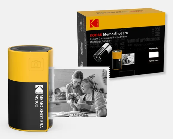 KODAK Memo Shot MS100 Instant Camera - Yellow