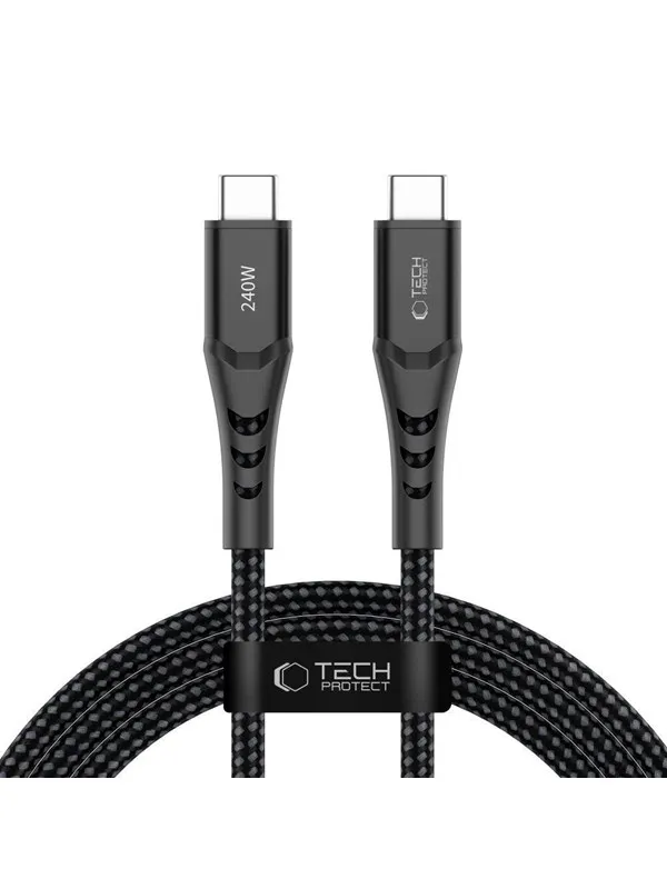 Tech-Protect Ultraboost UB11T USB-C / USB-C PD 240W / QC3.0 200 cm Cable - Black
