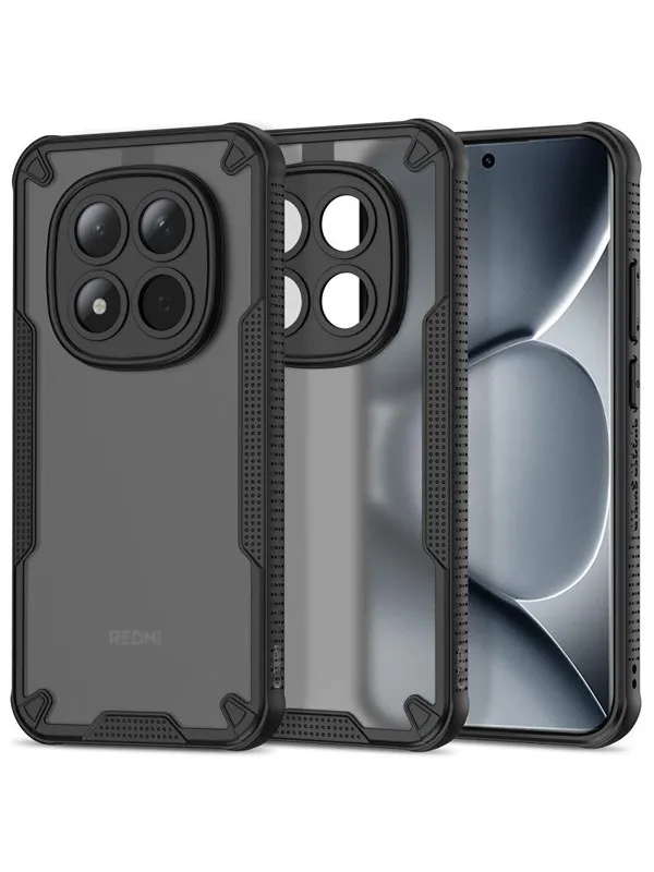 Tech-Protect  Rugged Shield Case for Xiaomi Poco M8 Pro / Xiaomi Redmi Note 15 Pro+ 5G - Black