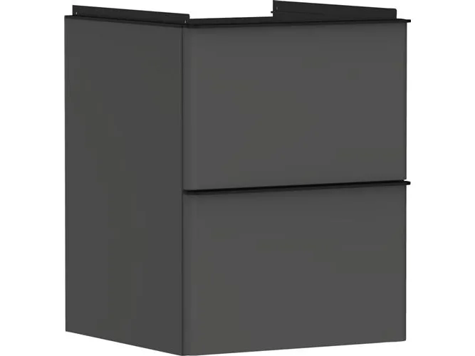 Hansgrohe xelu q vanity unit diamond matt grey 480/475 with