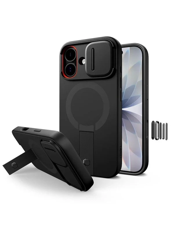 Tech-Protect  Kevlar Aura MagSafe Case for iPhone 17 - Black