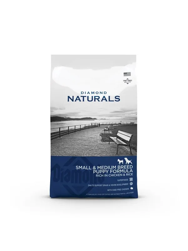 Diamond naturals Small & Medium puppy chicken & Rice 15kg