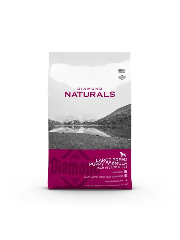 Diamond naturals Large Breed Puppy Lamb & Rice 15kg