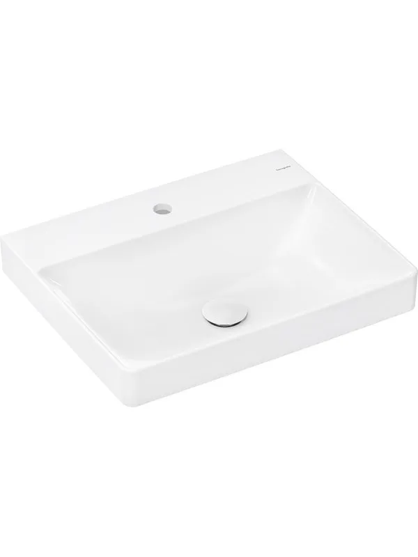 Hansgrohe xelu q wash basin 600/480 with tap hole without ov