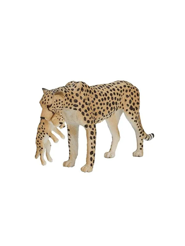 Mojo - Wildlife Cheetah Female with Cub - 387167