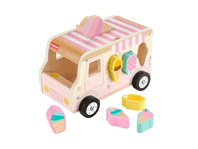 Fisher Price Wood Iskrem Formsorterer