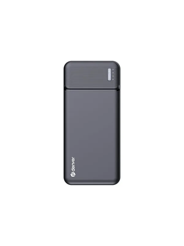 DENVER power bank - Li-pol - 2 x USB USB-C - 18 Watt Nødlader - 10000 mAh