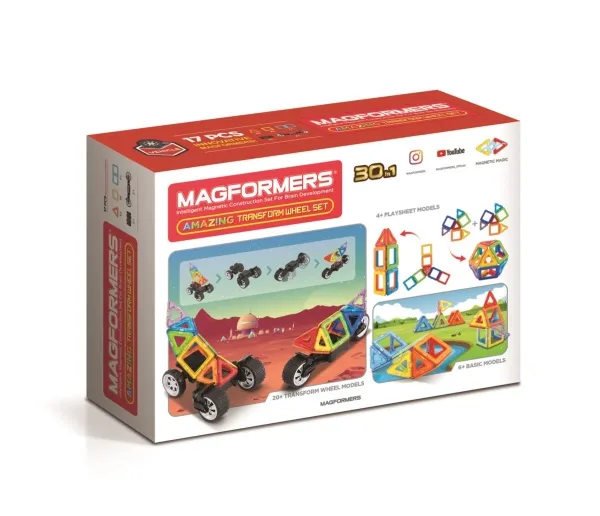 Magformers Transform Vehicle set 17 pcs