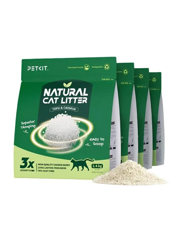 Petkit Natural Cat Litter - 4bags