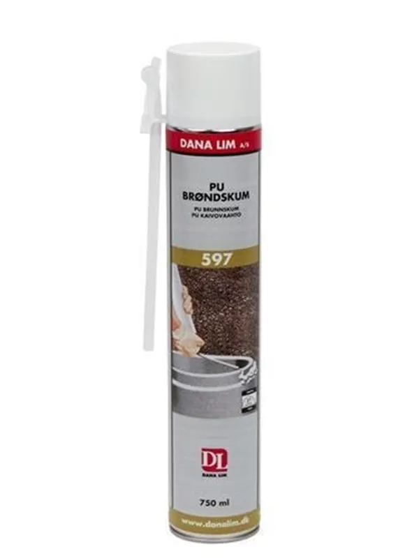 Dana Lim Brønns skum 597 PU 750ml m/dyse