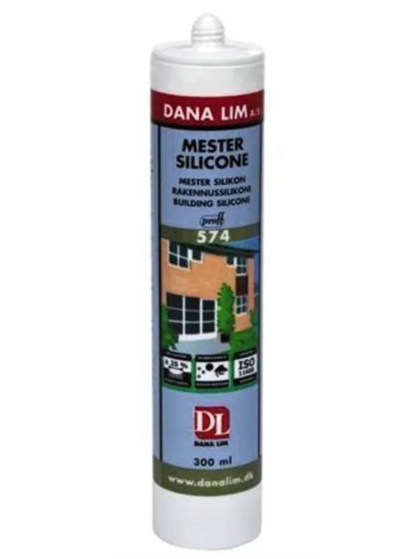 Dana Lim Mestersilikon 574 300ml patron hvit