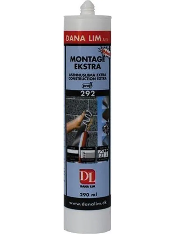 Dana Lim Monteringslim ekstra 292 290ml svart